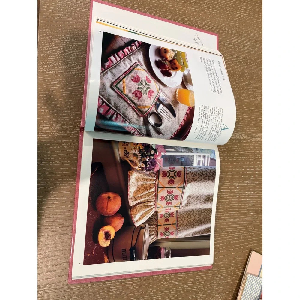 Better Homes & Gardens Four Seasons Cross Stitch Hardcover Pattern Book Spring